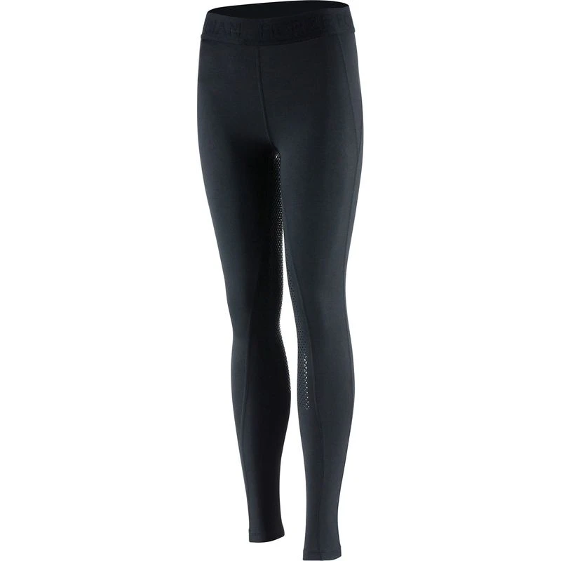 Horze Kids' Madison Full Seat Tights - Black 7 Horze Kids' Madison Full Seat Tights - Black - Image 5