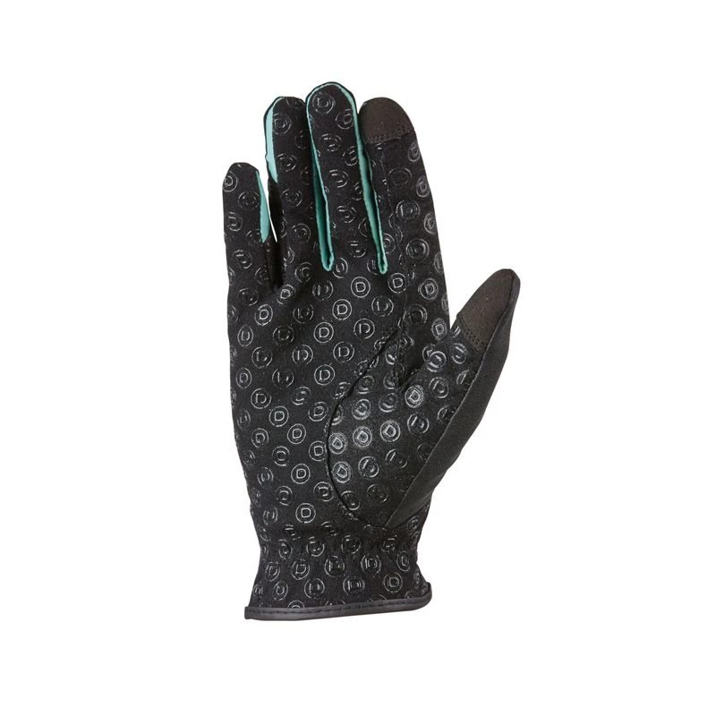 Dublin Cool-It Gel Riding Glove - Black/Teal 4 Dublin Cool-It Gel Riding Glove - Black/Teal - Image 2