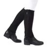 Dublin Kids' Suede Half Chaps II - Black -Riding Apparel Store 345491 800 800