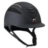 One K Defender Rose Gold Stripe Helmet - Black Matte Rose Gold Stripe -Riding Apparel Store 345789 800 800