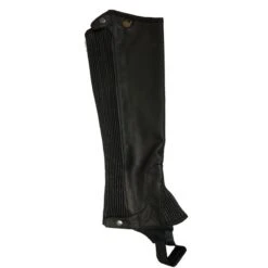 Ovation Pro Topgrain Half Chaps - Black