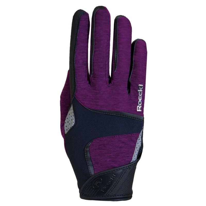 Roeckl Mendon Riding Gloves - Berry 4 Roeckl Mendon Riding Gloves - Berry - Image 2