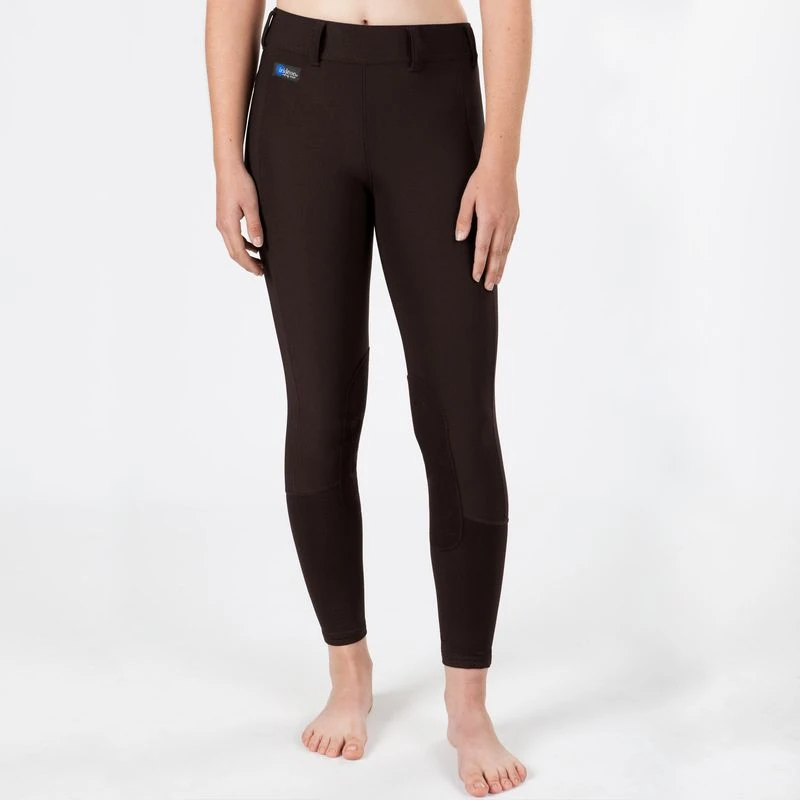 Irideon Kids' Cadence Knee Patch Tights - Espresso 3 Irideon Kids' Cadence Knee Patch Tights - Espresso