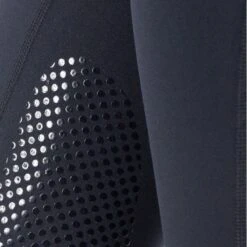 Horze Kids' Madison Knee Patch Tights - Black