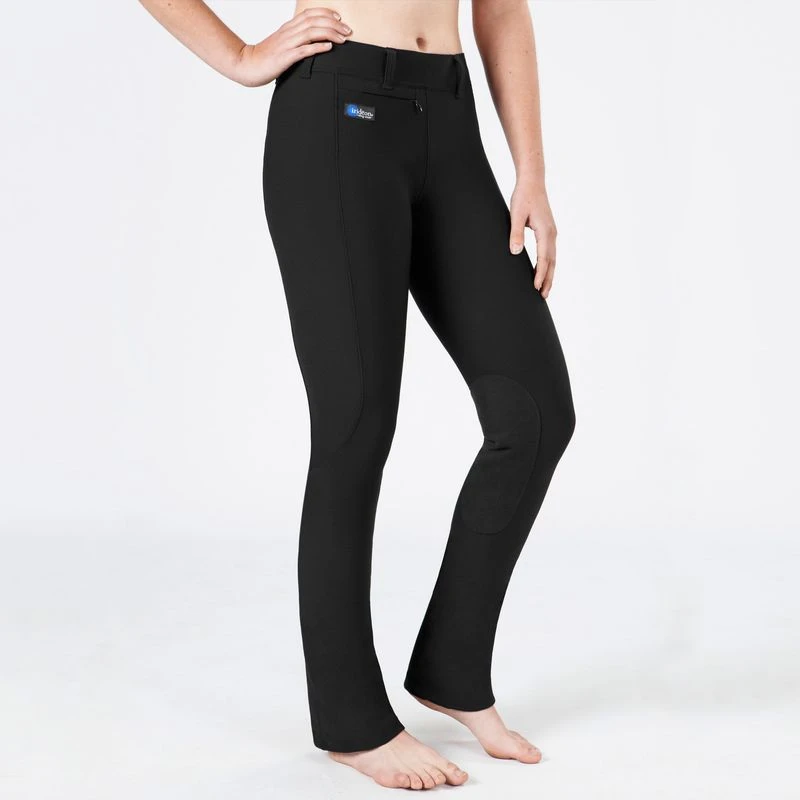 Irideon Women's Issential Boot Cut Tights - Black 4 Irideon Women's Issential Boot Cut Tights - Black - Image 2