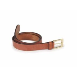 Shires Aubrion 35mm Leather Belt - Tan