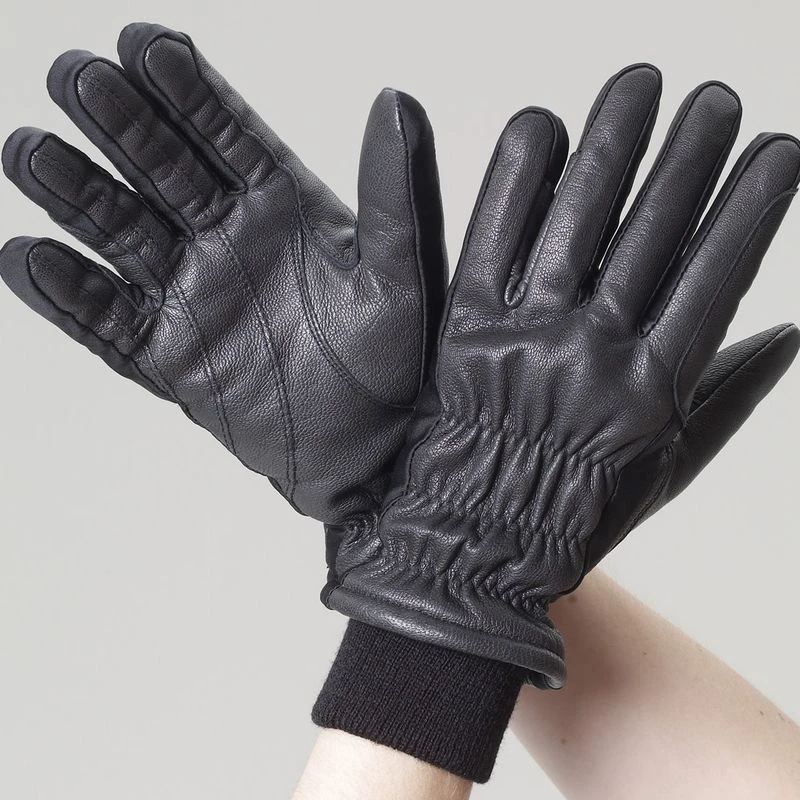 Ovation Leather Winter Cuff Glove - Black 3 Ovation Leather Winter Cuff Glove - Black