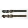 Camelot Round Buckle Spur Straps - Brown