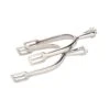 Korsteel Stainless Steel 30mm Pow Rowel Spurs 1 1/4" Neck 1 Korsteel Stainless Steel 30mm Pow Rowel Spurs 1 1/4" Neck -Riding Apparel Store 441980 800 800