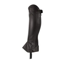 Horze Classic Leather Half Chaps - Black