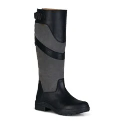 Horze Waterford Country Boots - Black/Grey -Riding Apparel Store 454088 800 800