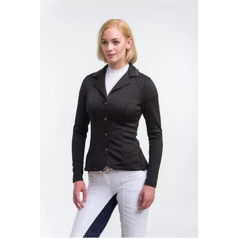 Cavalliera Women's Crystal Second Skin Show Jacket - Black 3 Cavalliera Women's Crystal Second Skin Show Jacket - Black