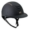 One K MIPS CCS Avance Wide Brim Helmet - Black Matte Rose Gold -Riding Apparel Store 457520 800 800