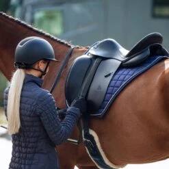 Horze Women's Luna Quilted Stretch Jacket - Dark Navy -Riding Apparel Store 475331 800 800