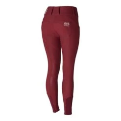 B Vertigo Women's Dianne Thermo Full Seat Breeches - Syrah Dark Red -Riding Apparel Store 476027 800 800