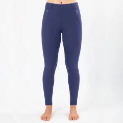 Irideon Women's Issential Capriole Knee Patch Tights - Deep Lavender -Riding Apparel Store 482011 800 800