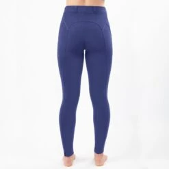 Irideon Women's Issential Capriole Knee Patch Tights - Deep Lavender -Riding Apparel Store 482012 800 800