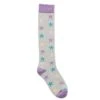 Ovation Women's Bamboo Boot Sock - Lavender Stars -Riding Apparel Store 495861 800 800