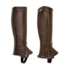 Perri's Professional Calfskin Zipper Half Chaps - Brown -Riding Apparel Store 502879 800 800