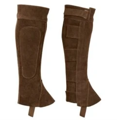 Perri's Suede Half Chaps - Brown