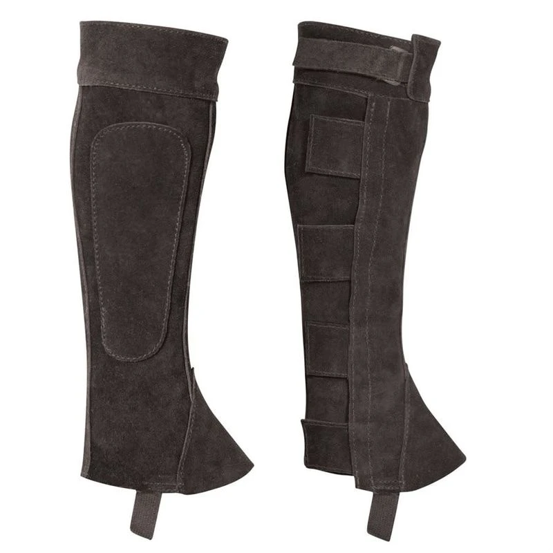 Perri's Suede Half Chaps - Black 3 Perri's Suede Half Chaps - Black