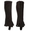 Perri's Suede Zipper Half Chaps - Black -Riding Apparel Store 502991 800 800