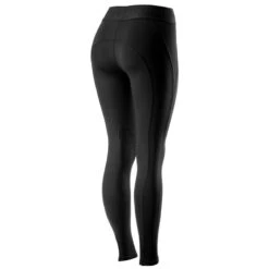 Horze Women's Madison Silicone Grip Knee Patch Tights - Black -Riding Apparel Store 530128 800 800