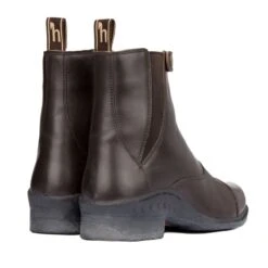 Horze Women's Rose Front Zip Paddock Boots - Dark Brown -Riding Apparel Store 533610 800 800