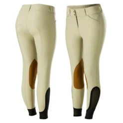 Equinavia Women's Maud Show Knee Patch Breeches - Tan