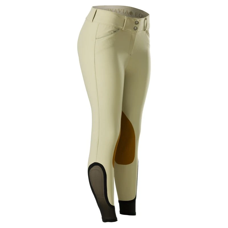 Equinavia Women's Maud Show Knee Patch Breeches - Tan 5 Equinavia Women's Maud Show Knee Patch Breeches - Tan - Image 3
