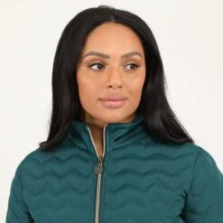 Shires Aubrion Women's Regent Light Jacket - Dark Green -Riding Apparel Store 563751 800 800