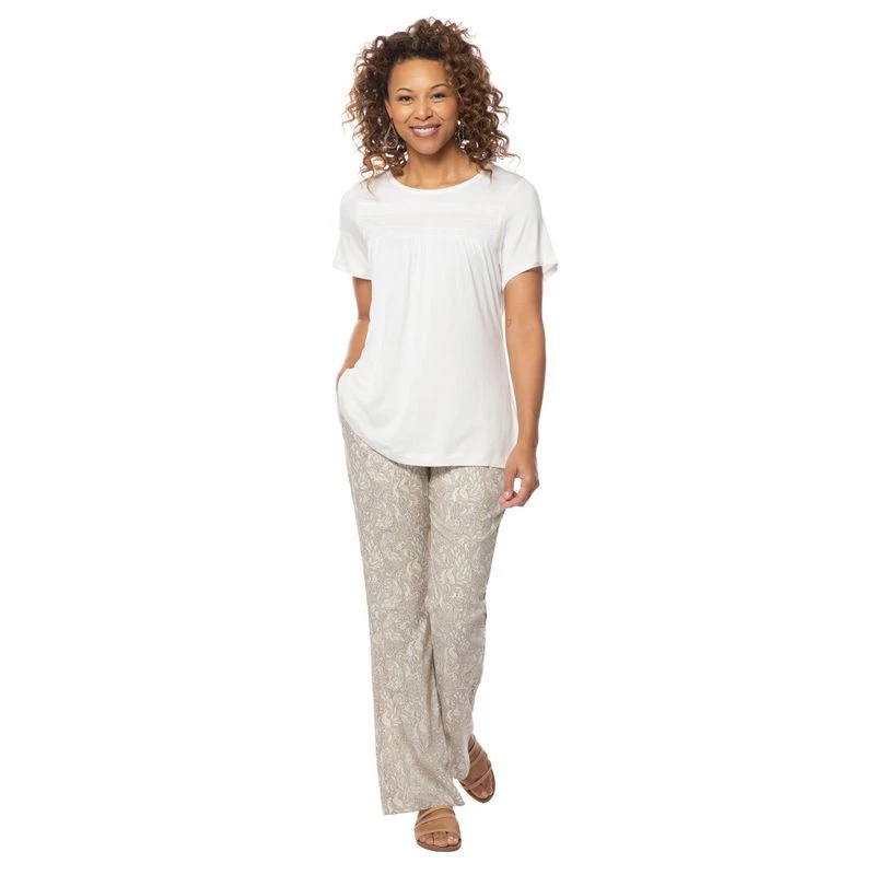 EQL Women's Soft Breeze Pant - Taupe Horse Feathers 4 EQL Women's Soft Breeze Pant - Taupe Horse Feathers - Image 2