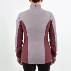 Irideon Kids' Chinchillaaah 1/4 Zip Top - Fig/Henna -Riding Apparel Store 573668 800 800