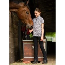 Kerrits Kids' Ice Fil Bootcut Tights - Black -Riding Apparel Store 576097 800 800