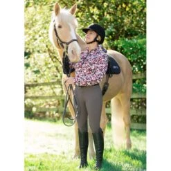 Kerrits Women's Crossover II Knee Patch Breeches - Sable -Riding Apparel Store 578485 800 800