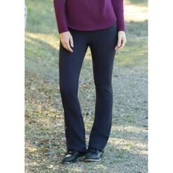 EQL Women's Warm Up Bootcut Tight - Black -Riding Apparel Store 581829 800 800
