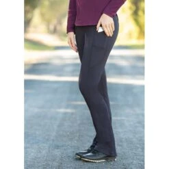 EQL Women's Warm Up Bootcut Tight - Black -Riding Apparel Store 581830 800 800