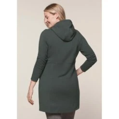 EQL Women's Weekender Fleece Hoodie Dress - Spruce 10 EQL Women's Weekender Fleece Hoodie Dress - Spruce -Riding Apparel Store 582354 800 800