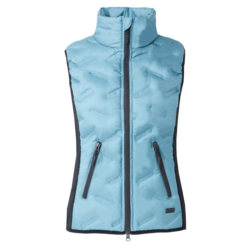 Horze Women's Shelly Light Padded Vest - Arctic Blue 3 Horze Women's Shelly Light Padded Vest - Arctic Blue