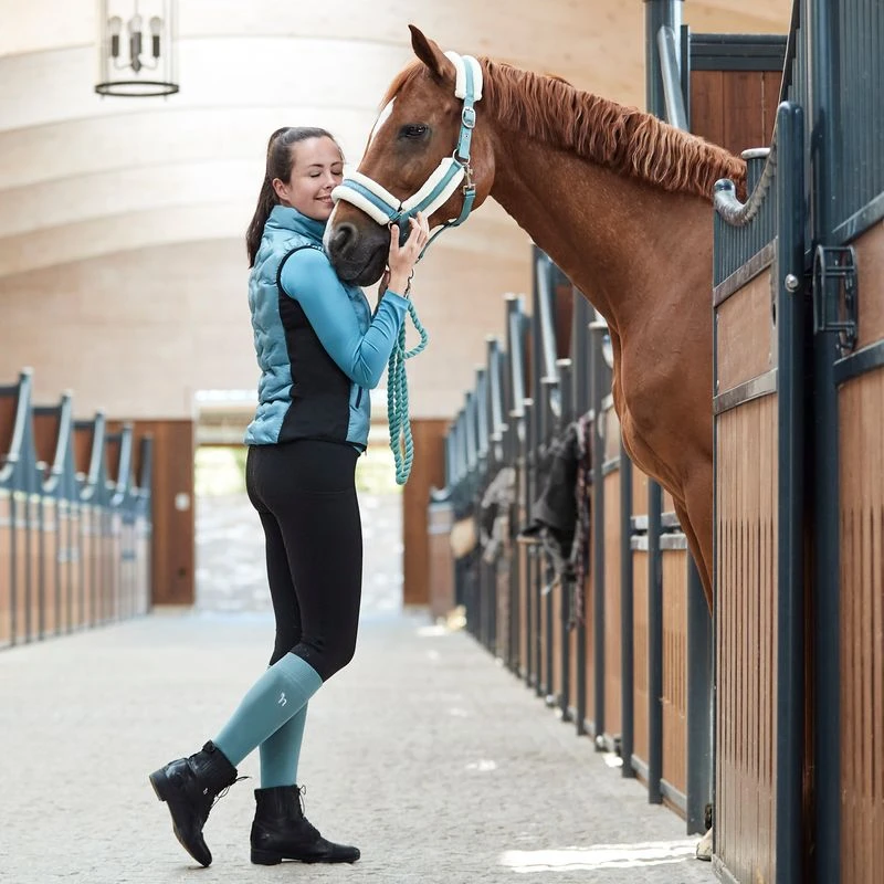 Horze Women's Shelly Light Padded Vest - Arctic Blue 5 Horze Women's Shelly Light Padded Vest - Arctic Blue - Image 3
