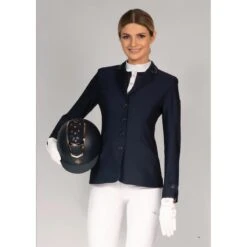 Fair Play Women's Taylor Rose Gold Comfimesh Show Jacket - Black -Riding Apparel Store 593387 800 800