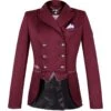 Fair Play Women's Beatrice Short Tail Coat - Burgundy -Riding Apparel Store 593763 800 800