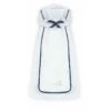 Fair Play Luxy Ready Tied Stock Tie - White/Navy -Riding Apparel Store 594109 800 800