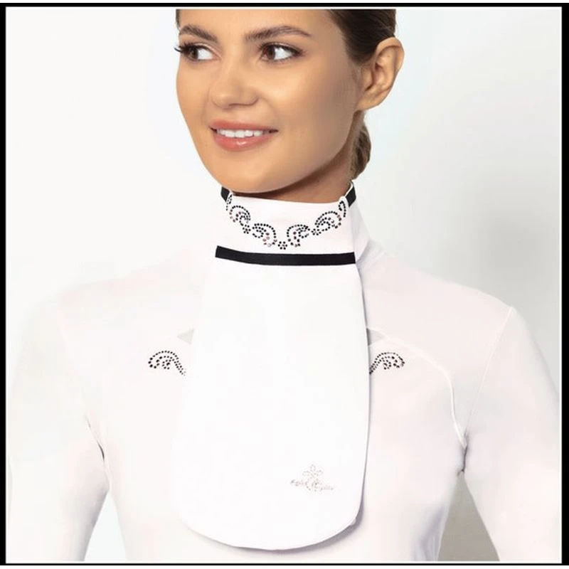 Fair Play Lea Ready Tied Stock Tie - Rose Gold 4 Fair Play Lea Ready Tied Stock Tie - Rose Gold - Image 2