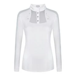 Fair Play Women's Lorella Long Sleeve Competition Shirt - White