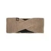 Back On Track Nora Wool Blend Twist Headband - Light Beige