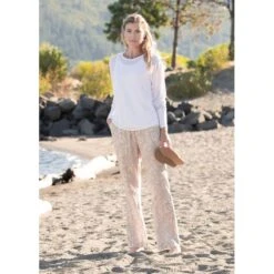 EQL Women's Organic Cotton Mesh Weekender Top - Soft White 11 EQL Women's Organic Cotton Mesh Weekender Top - Soft White -Riding Apparel Store 598312 800 800