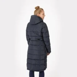 Horze Women's Juliana Padded Parka Jacket - Dark Navy -Riding Apparel Store 602219 800 800