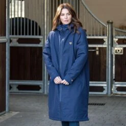Shires Aubrion Core All Weather Robe - Navy 16 Shires Aubrion Core All Weather Robe - Navy -Riding Apparel Store 618654 800 800