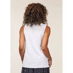 EQL Women's Bit Of Breeze Sleeveless Top - White -Riding Apparel Store 644923 800 800
